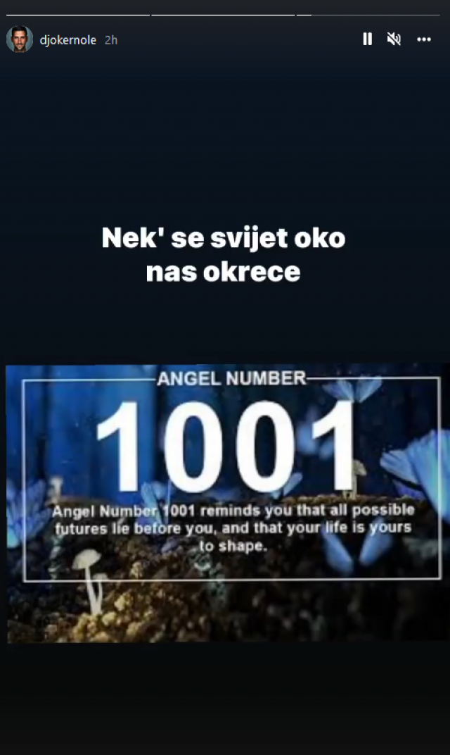 Foto: Printskrin/Instagram/Novak Ðokoviæ