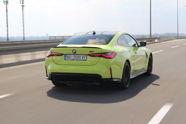 BMW M4 Coupe Competition: zapremina 2993 ccm; snaga 375 kW (510 KS) pri 6250 o/min; maks. o. mom. 650 Nm pri 2750-5500 o/min